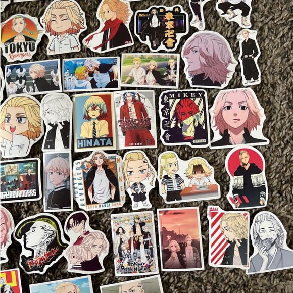 Tokyo Revengers 50 pcs Sticker Set Japanese Anime - Picture 5 of 8